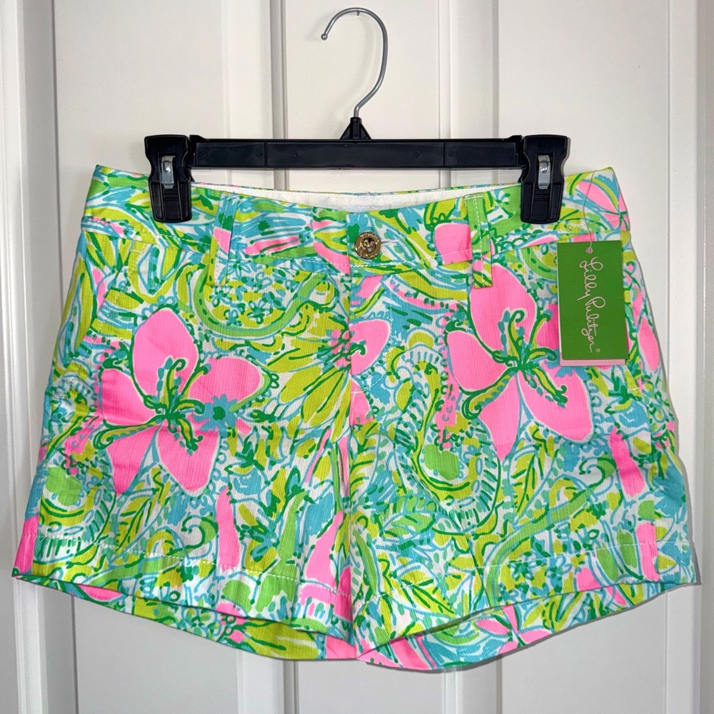 NWT Lilly Pulitzer The Callahan Short in Coconut Jungle Size 0